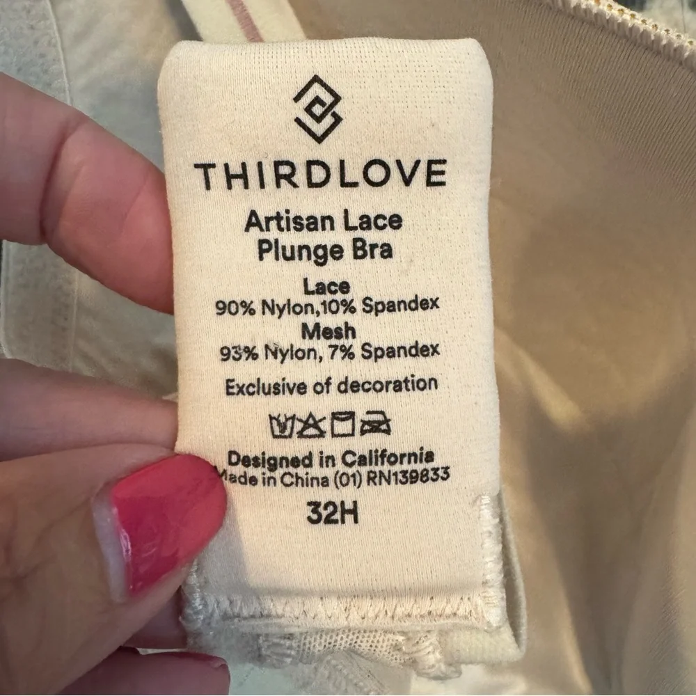 ThirdLove Artisan‎ Lace Plunge Bra